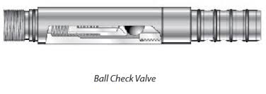 Ball check valves